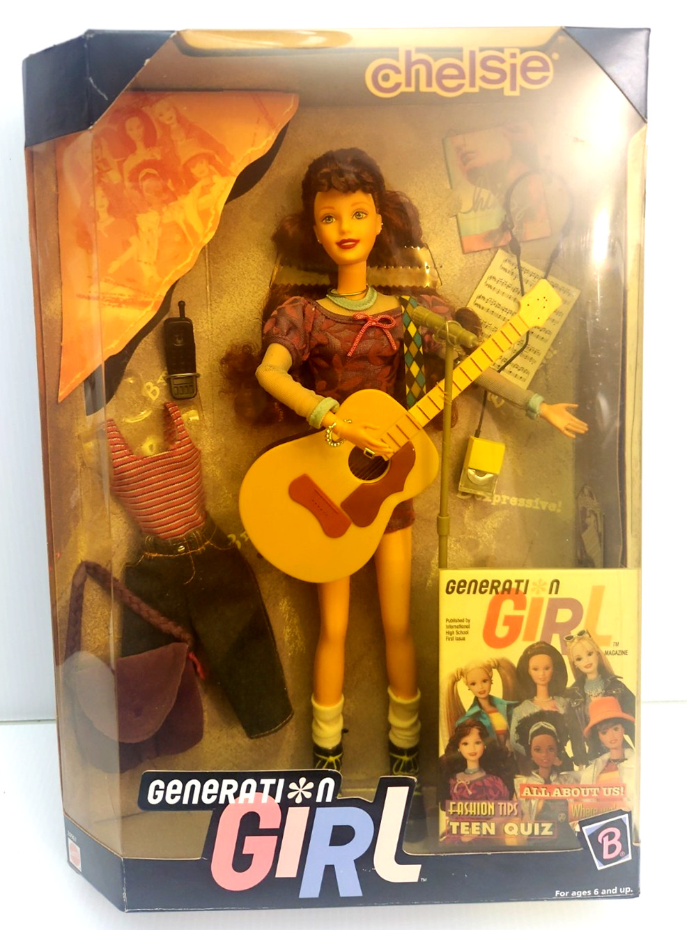 Chelsie #20967 1st Edition 1998 Mattel Barbie Friend Generation Girl NIB